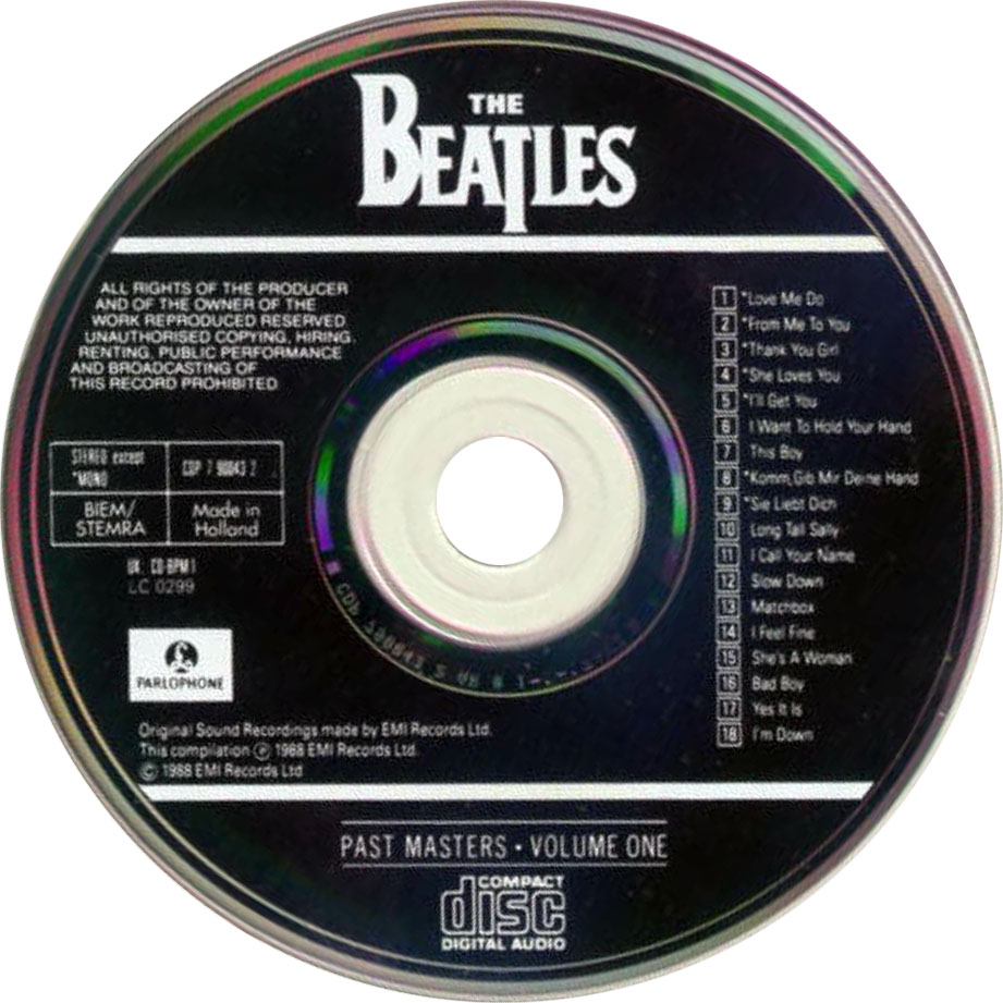 Past Masters Volume One