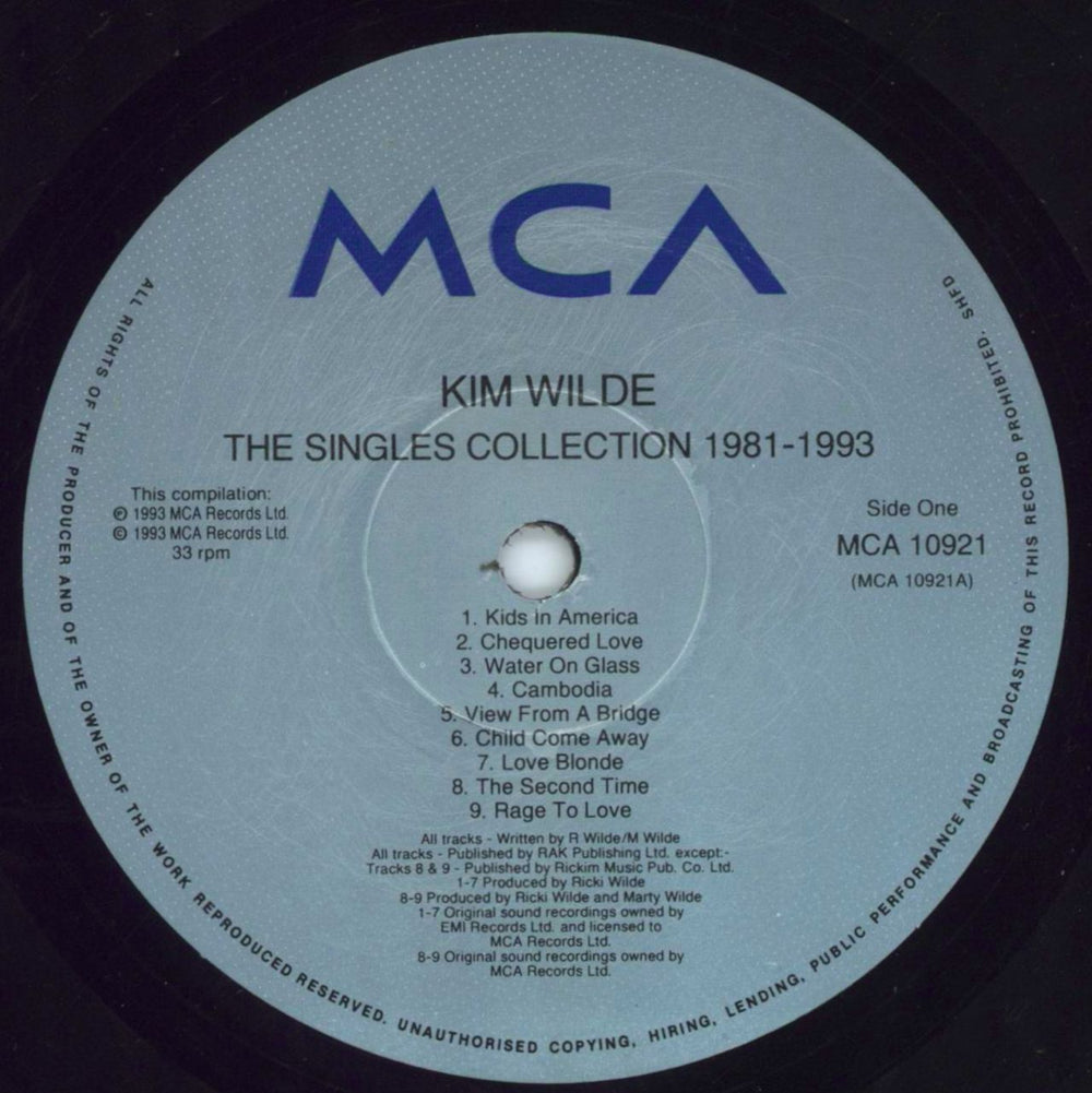 Singles Collection 1981-93