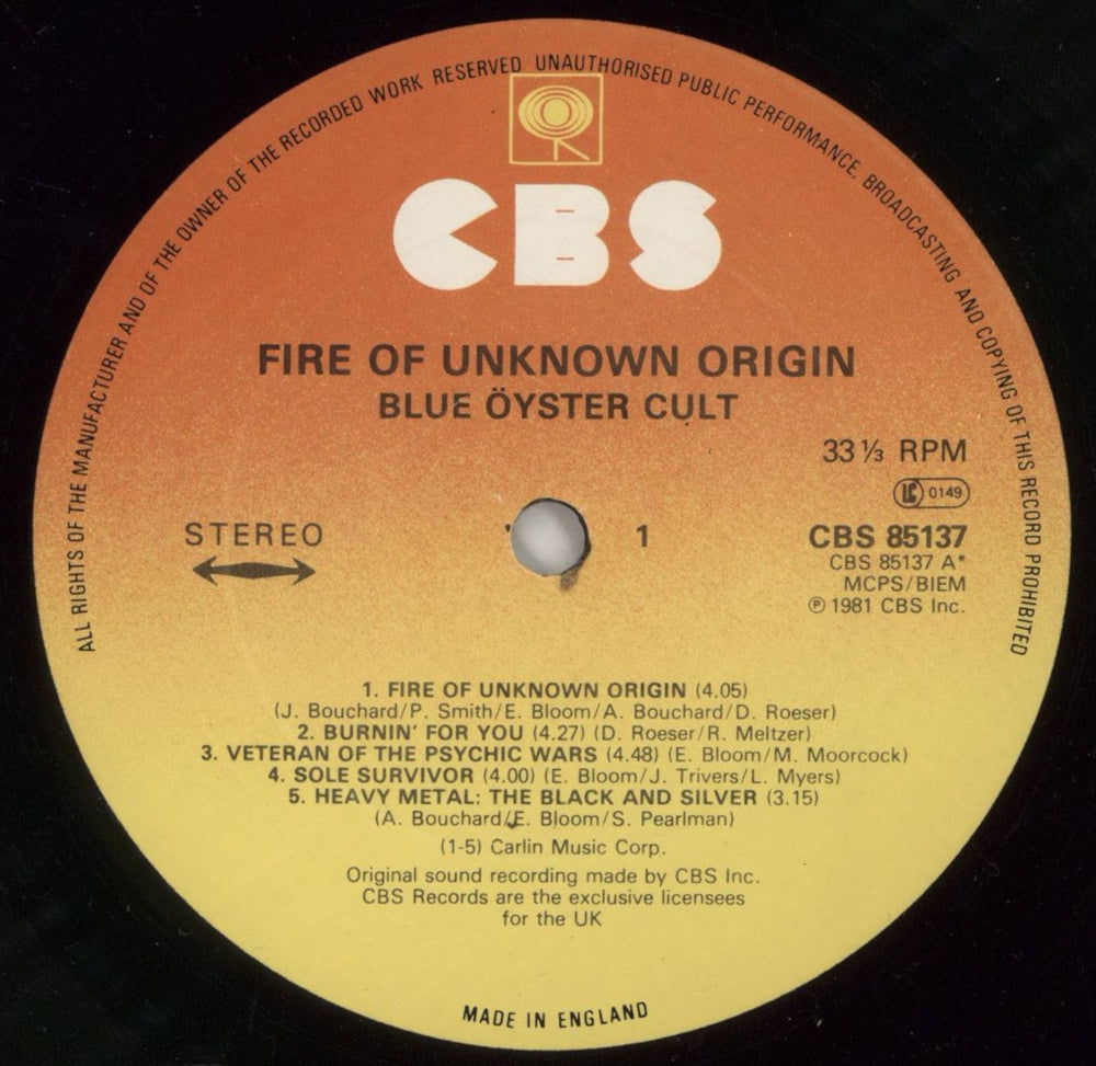 Fire of Un-Known Origin