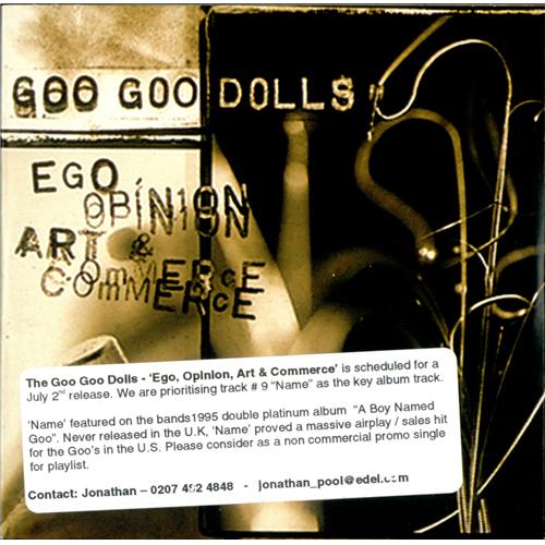 Ego Opinion Art & Commerce